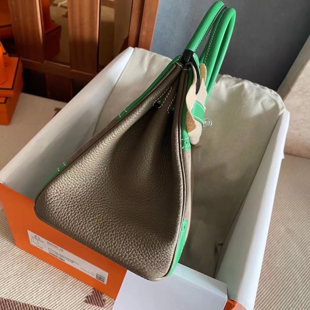 Kuwait HM BK 30cm Ghillise 蕾丝 三拼皮 三拼色   银