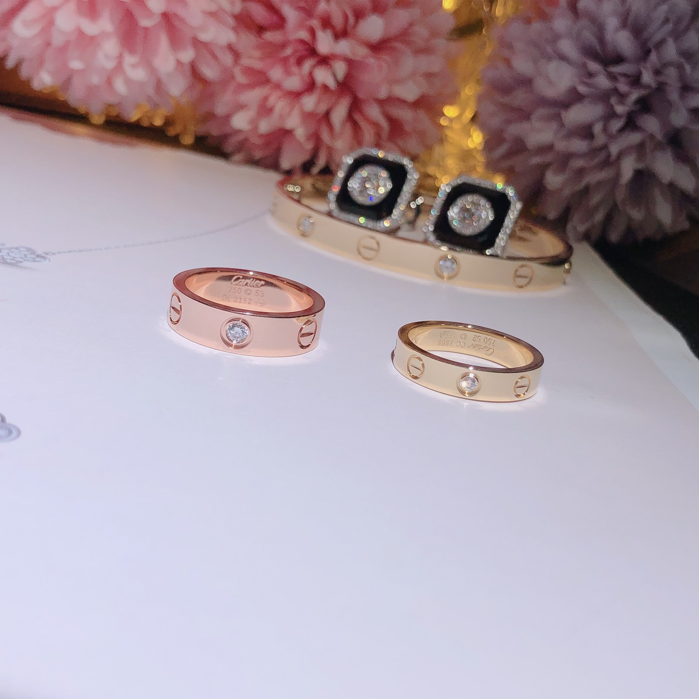 Love Bracelet and Rings