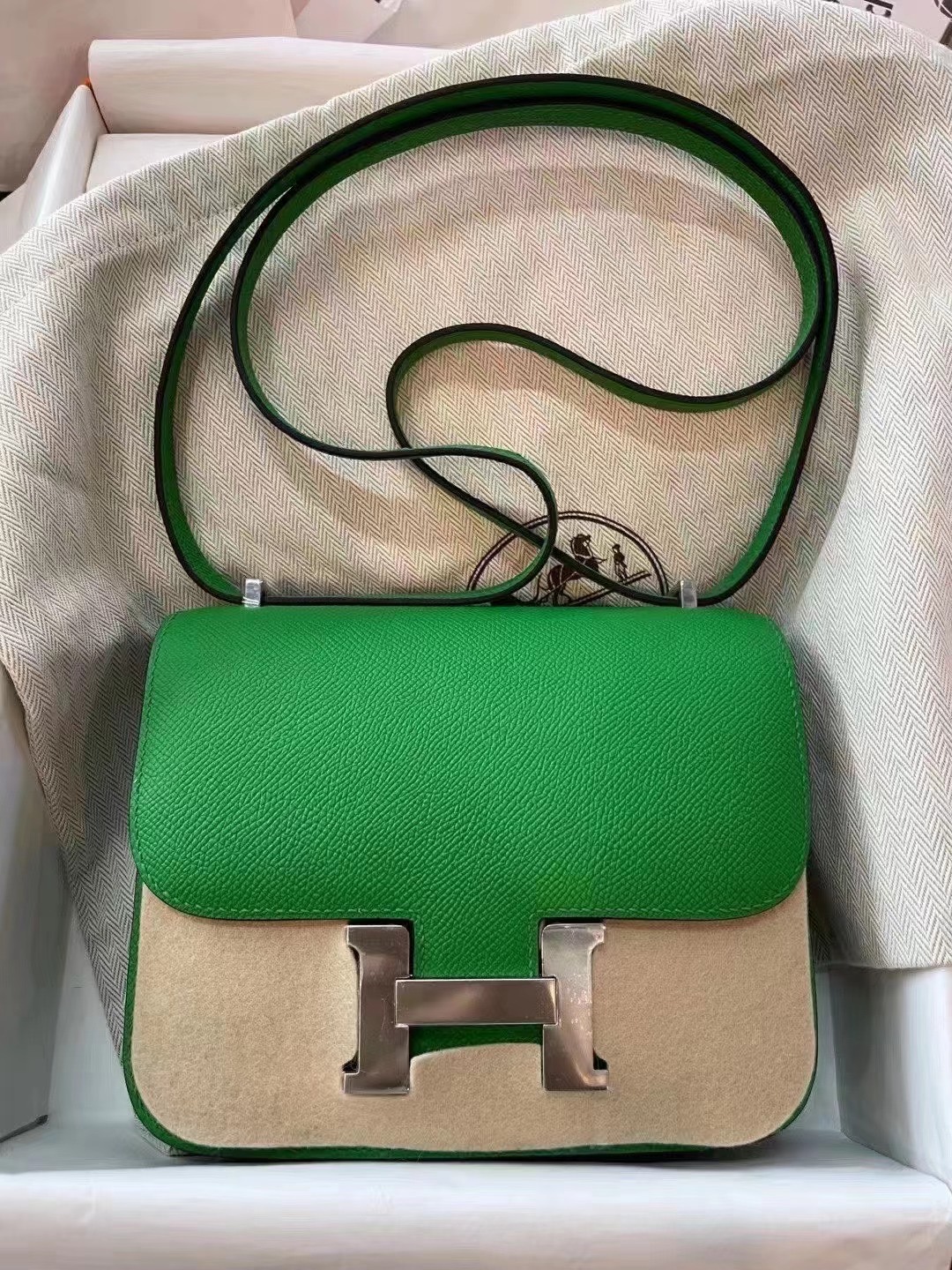 Viet Nam HM Constance Mini Epsom Green