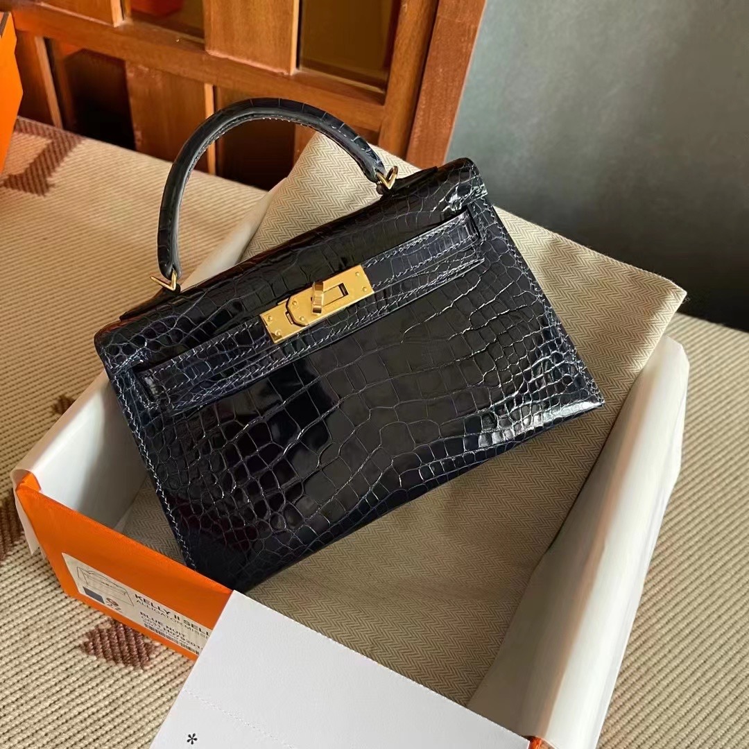 Britain HM Mini kl II 2代 CK89 Noir Matte Alligator Crocodile