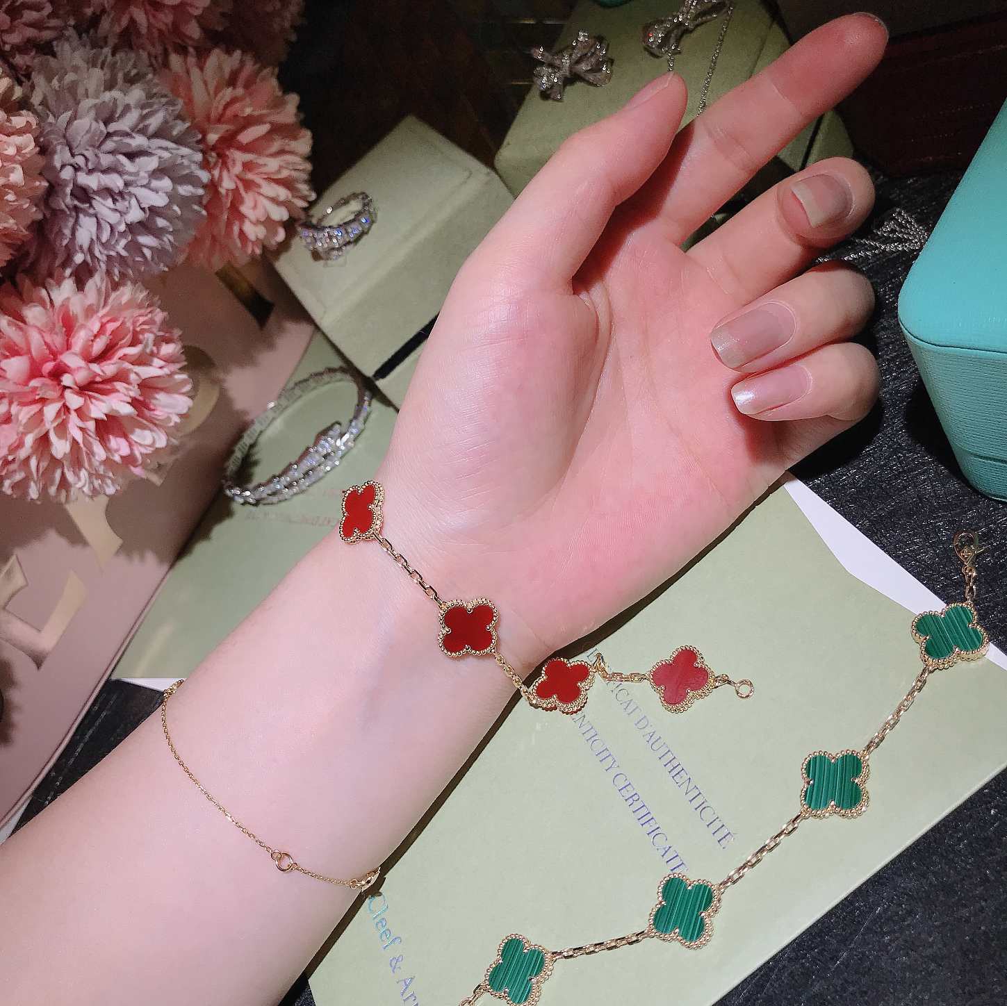 Van Cleef & Arpels Vintage Alhambra Bracelet 5 Motifs
