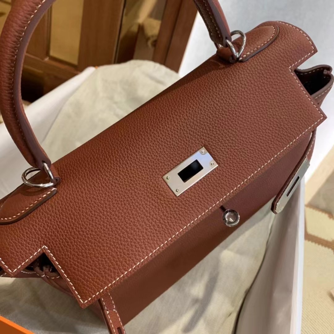 Hong Kong Factory HM KL II Sellier 25cm 37 gold togo