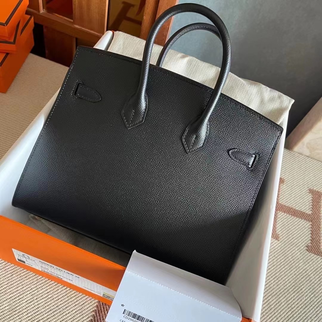 Expo 2020 Dubai HM BK 25cm Epsom Leather 89 Noir