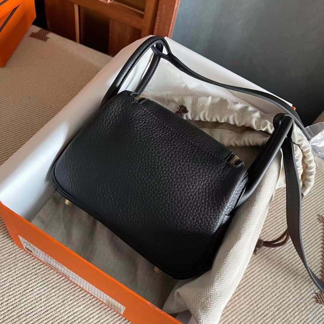 Tower Hamlets, London UK Britain HM LD Mini 19尺寸 CK89黑色 taurillon Clemence leather