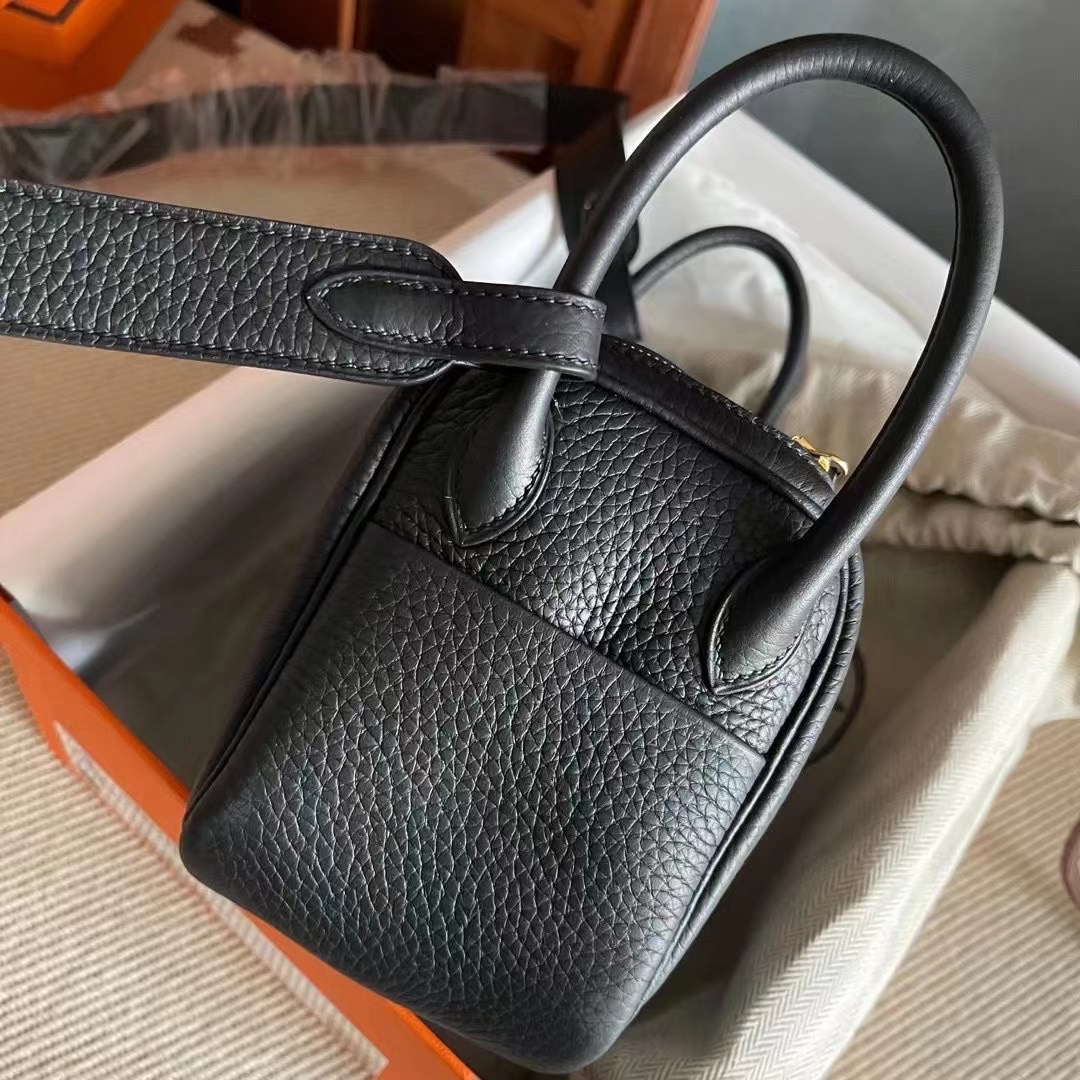 Tower Hamlets, London UK Britain HM LD Mini 19尺寸 CK89黑色 taurillon Clemence leather