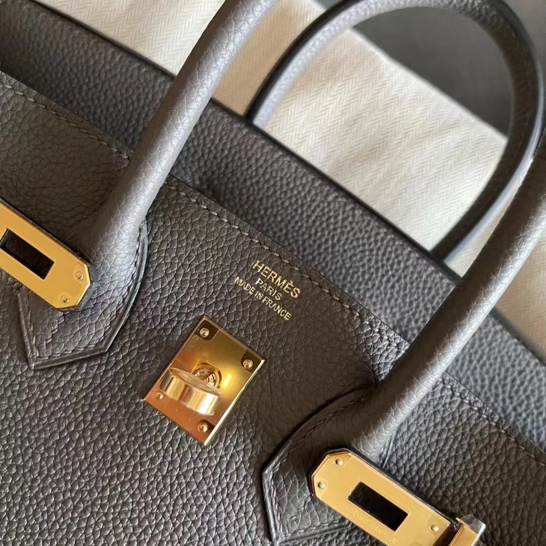 Kuwait Shop HM bk 25cm togo  8F锡器灰   Gold Gris Etain