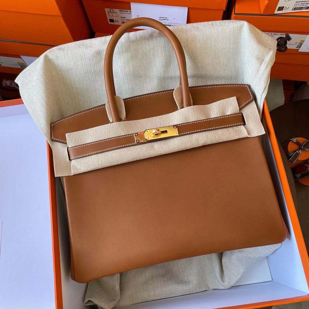 Qatar shop hm BK 30cm Barenia 34自然色马鞍皮 金扣