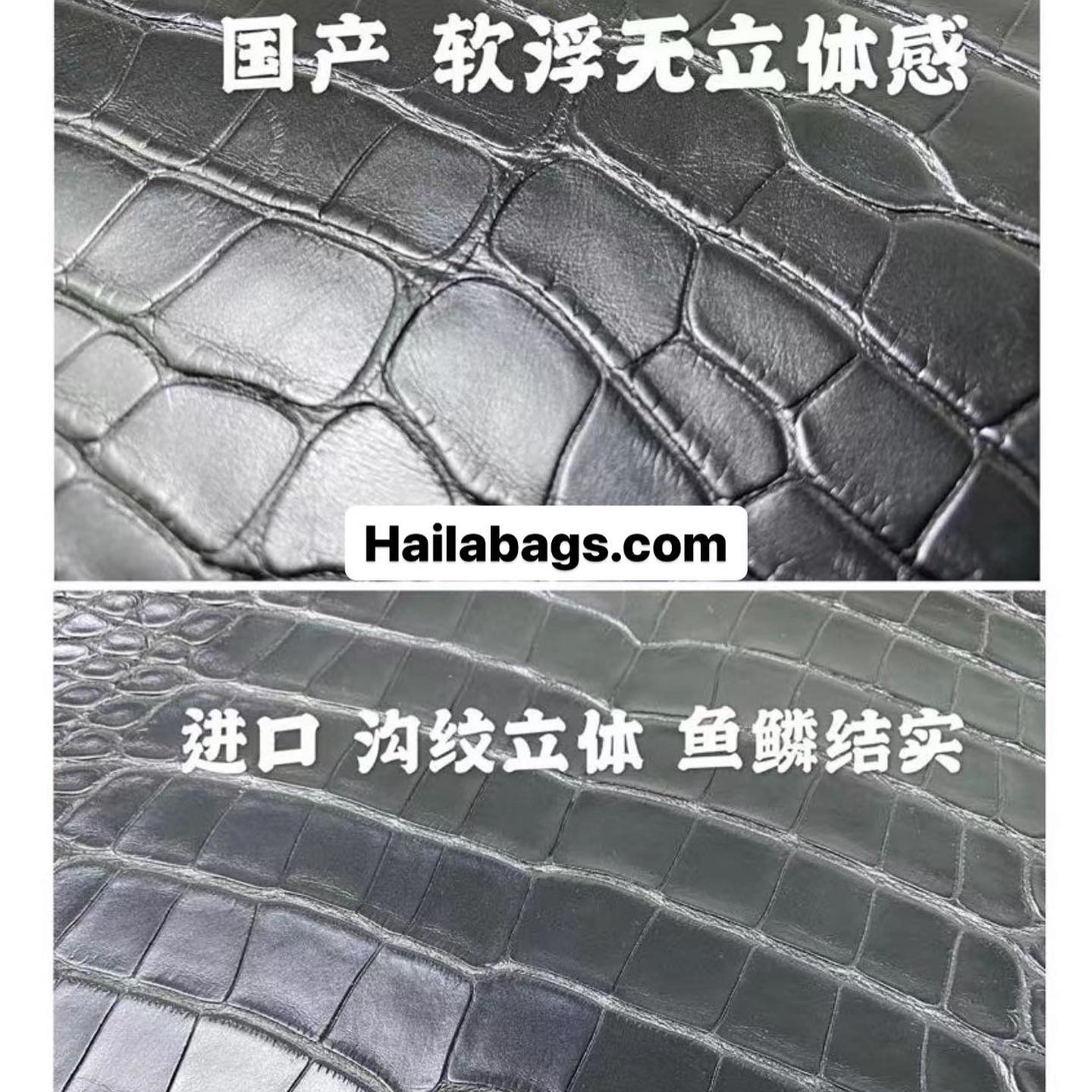 Crocodile leather from my factory