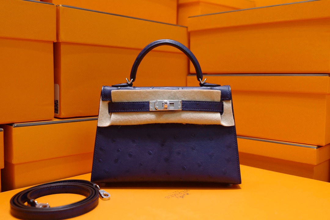 Hong Kong HM Mini KL Ostrich S4 Deep Blue