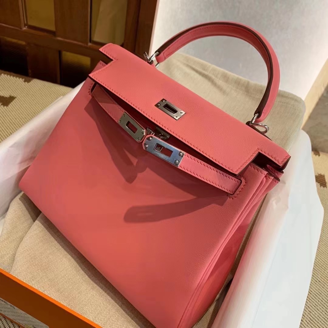 Kuwait Qatar Doha HM kl 25cm swift leather k4 rose dete 夏日粉