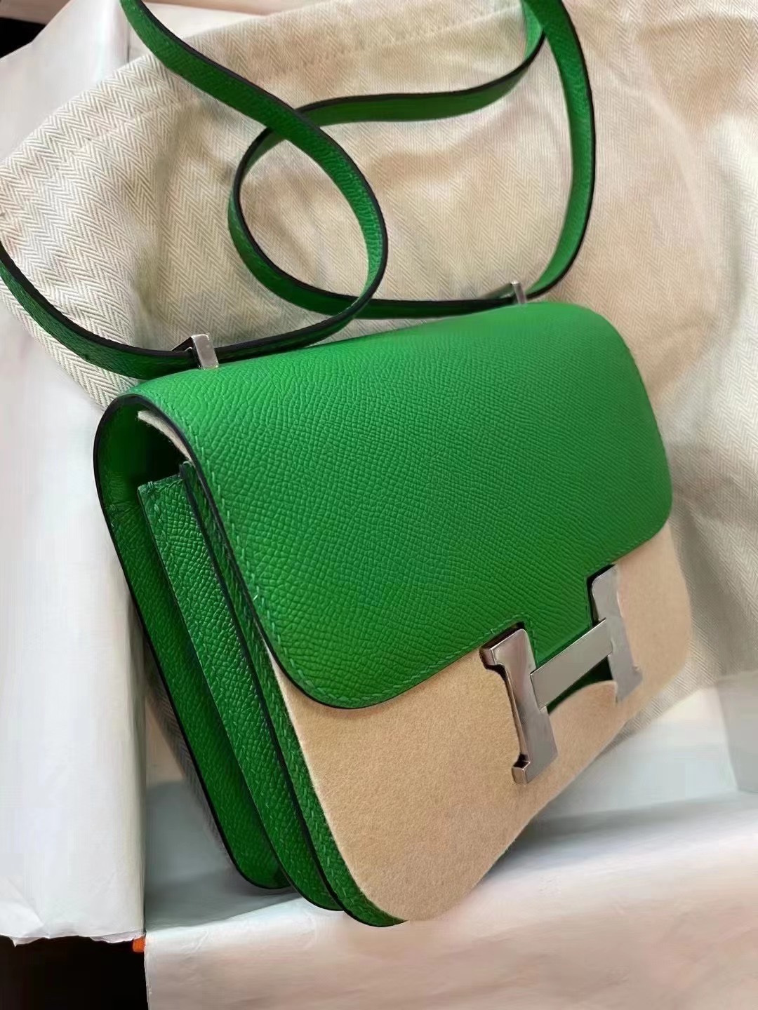 Viet Nam HM Constance Mini Epsom Green