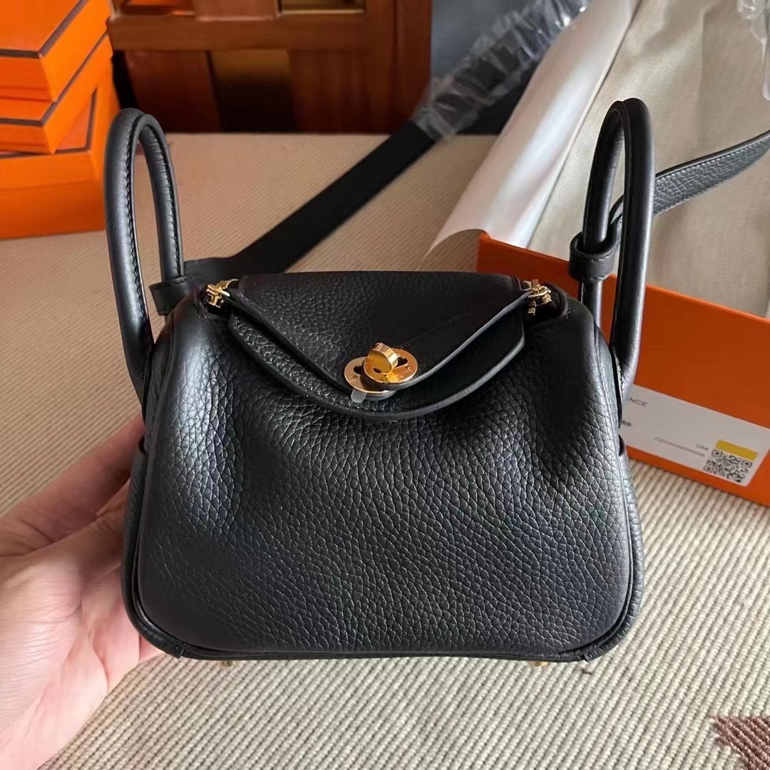Tower Hamlets, London UK Britain HM LD Mini 19尺寸 CK89黑色 taurillon Clemence leather