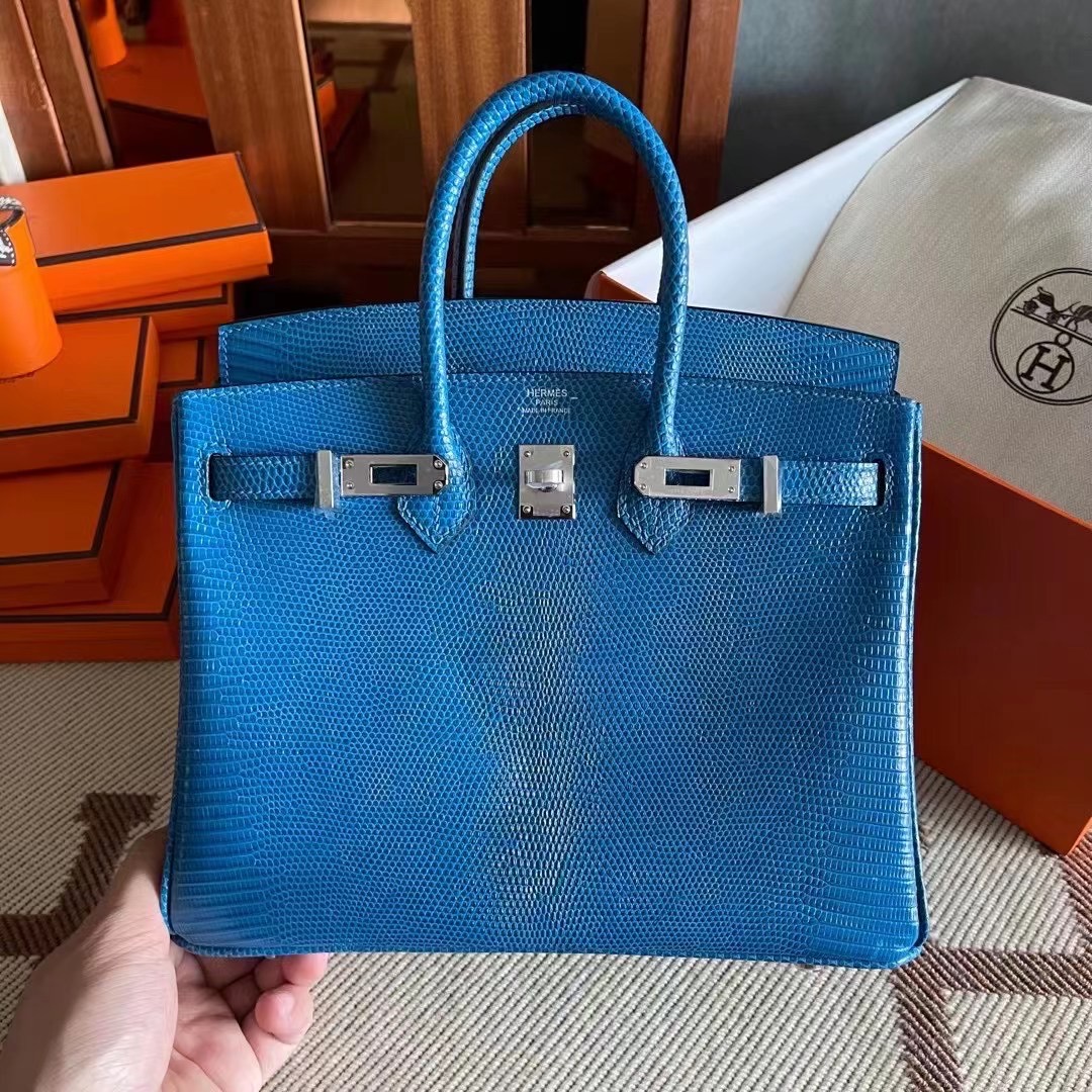 Vietnam Hanoi HM BK 25cm Lizard 7Q 希腊蓝 Blue Mykonos / Blue Brume