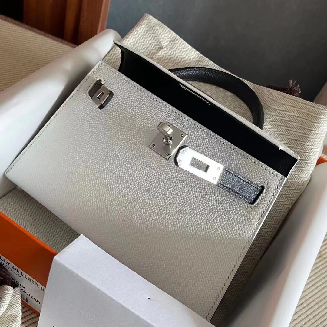 KL mini 二代 epsom 01纯白拼 blanc 89黑 noir 银