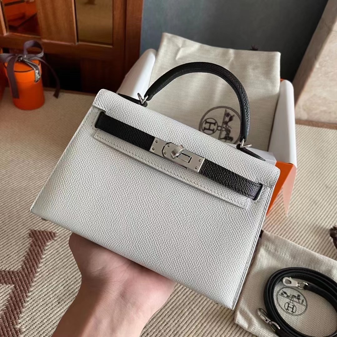 KL mini 二代 epsom 01纯白拼 blanc 89黑 noir 银
