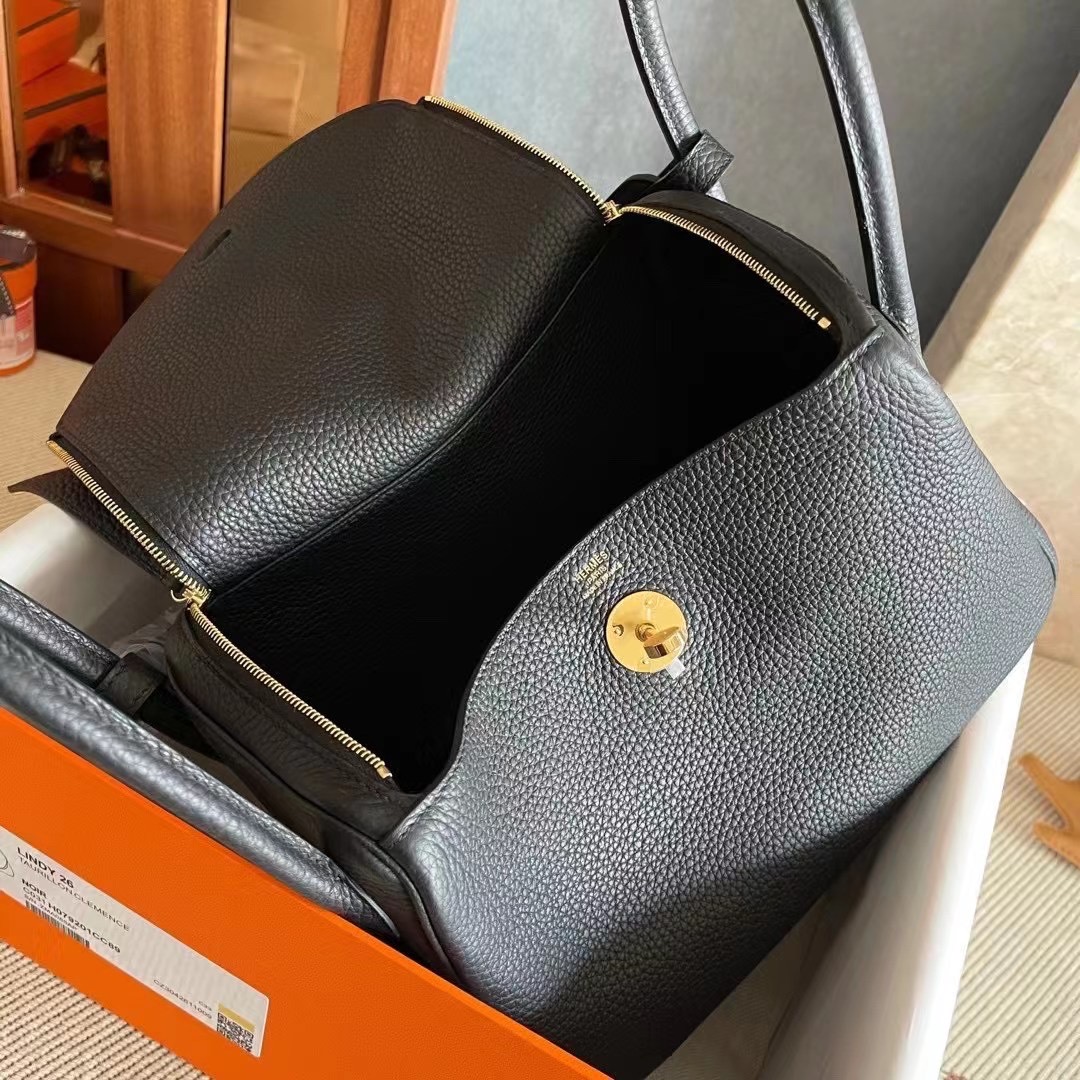 Tower Hamlets, London UK Britain HM LD Mini 26cm CK89黑色 taurillon Clemence leather