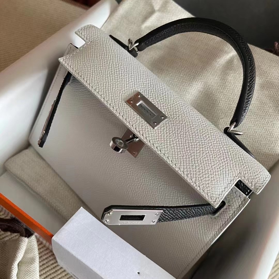 KL mini 二代 epsom 01纯白拼 blanc 89黑 noir 银