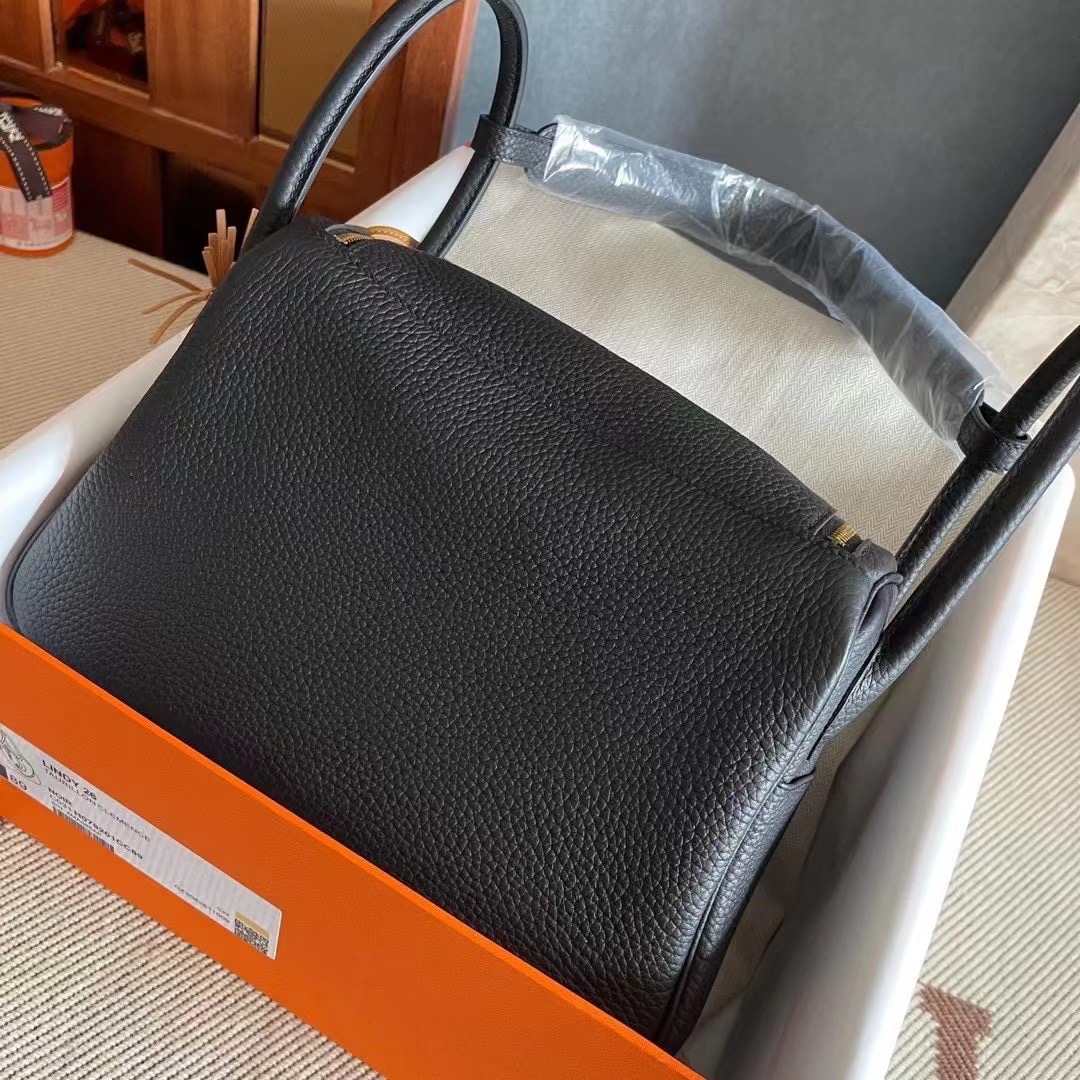Tower Hamlets, London UK Britain HM LD Mini 26cm CK89黑色 taurillon Clemence leather