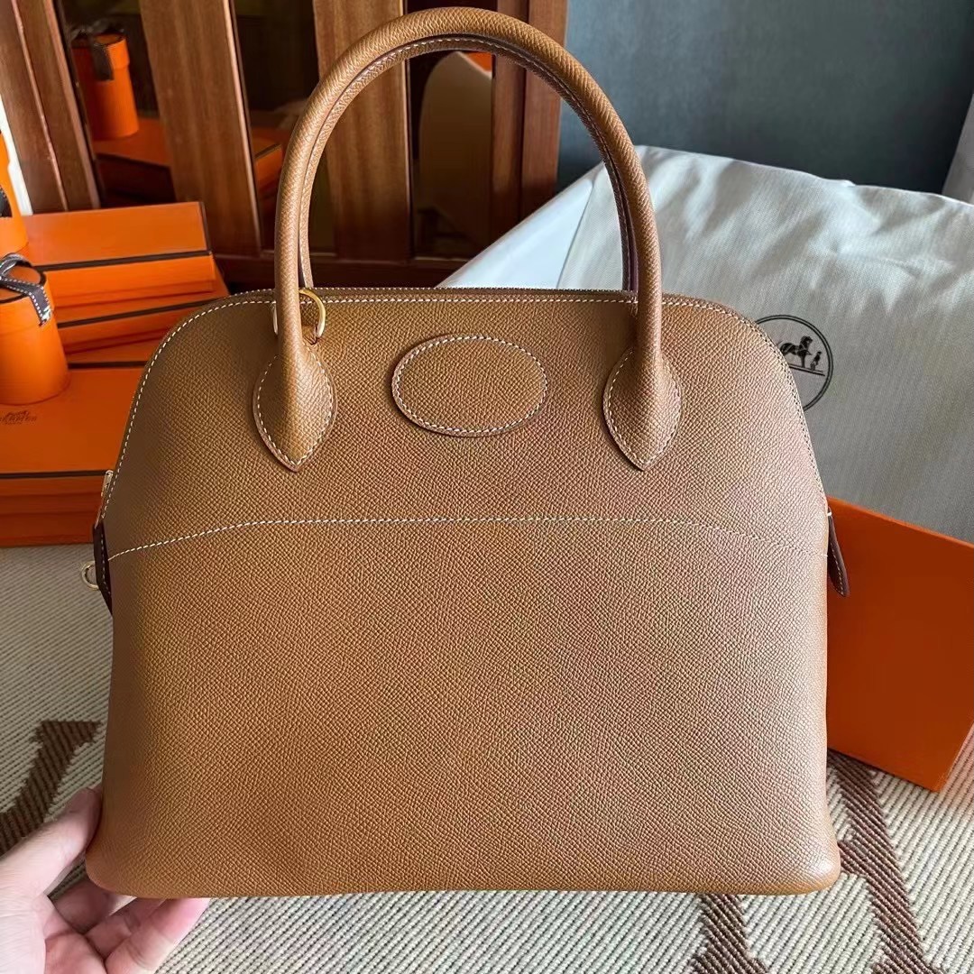Kuwait Bahrain HM Bolide 31 Epsom Leather 37 Gold