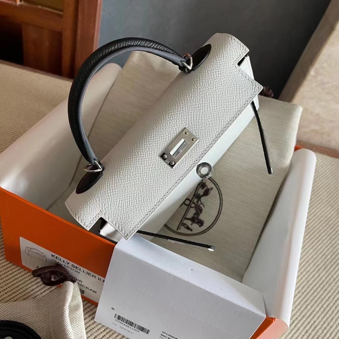 KL mini 二代 epsom 01纯白拼 blanc 89黑 noir 银
