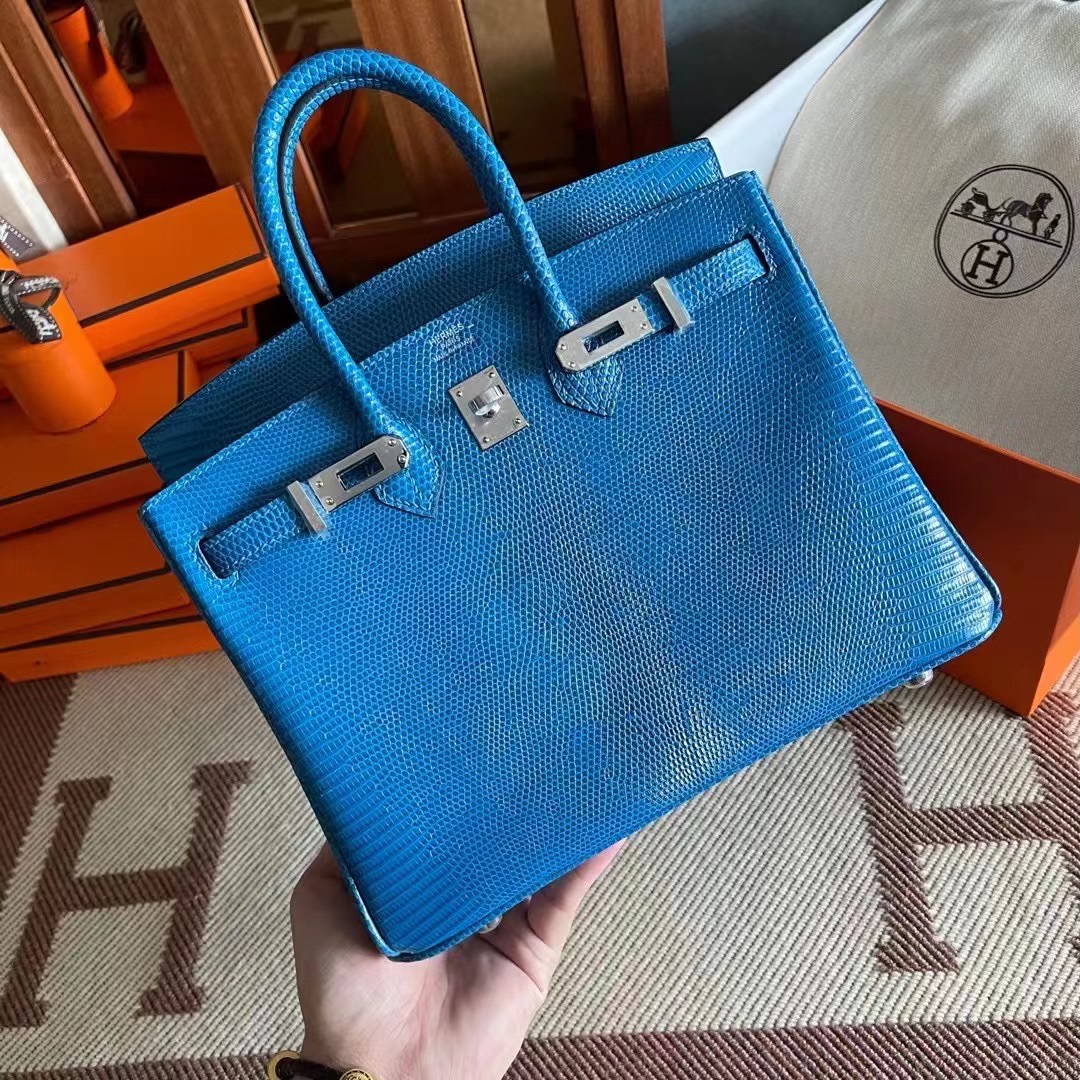 Vietnam Hanoi HM BK 25cm Lizard 7Q 希腊蓝 Blue Mykonos / Blue Brume