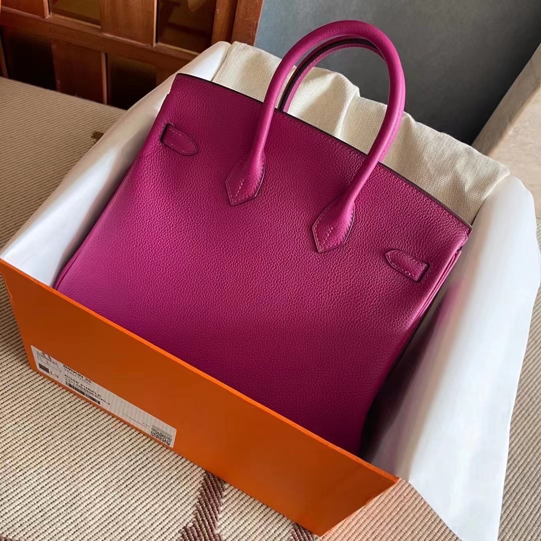 Dubai HM BK 25cm Togo皮 L3玫瑰紫 Rose purple 银扣 现货哟