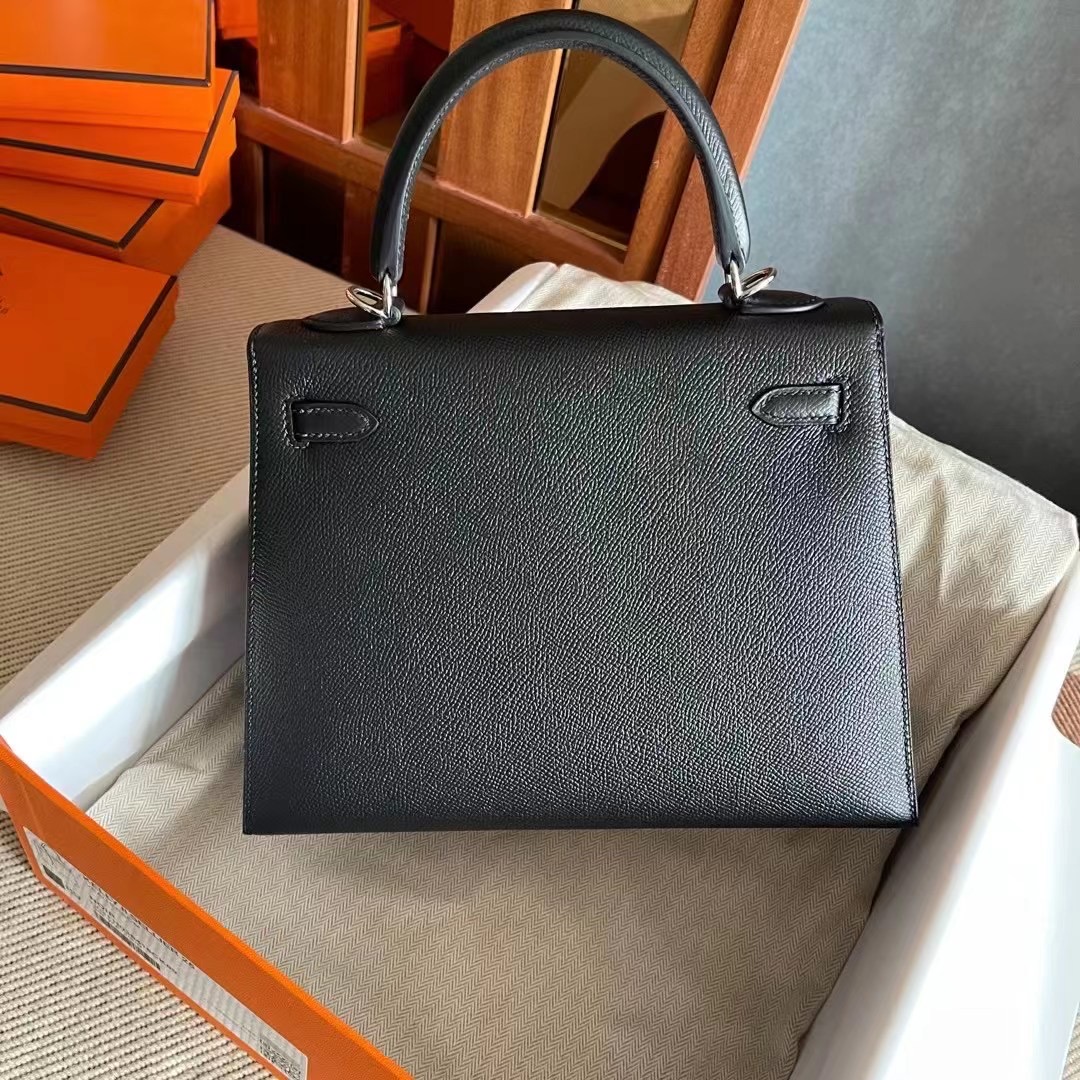 Kuwait HM KL 25cm 89 Noir Epsom PHW