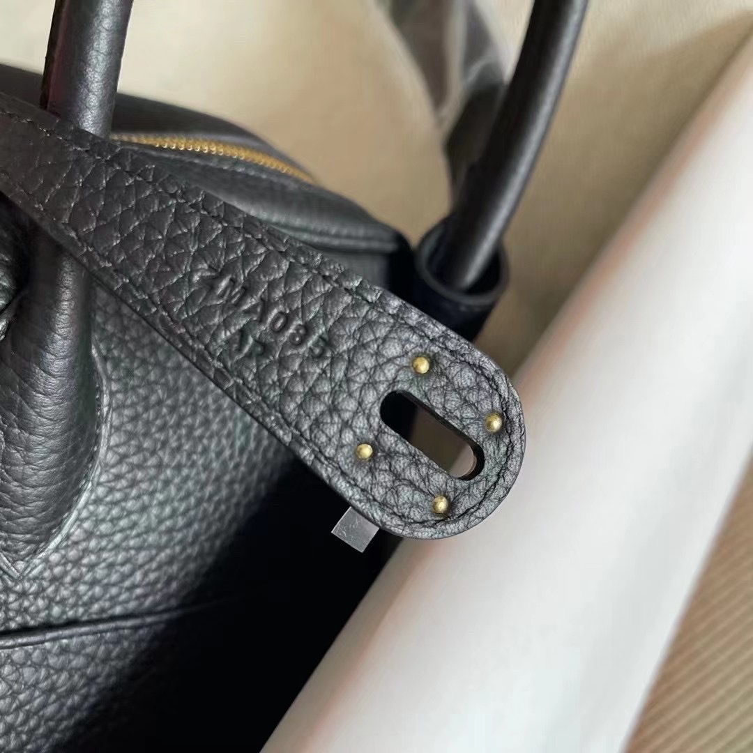 Tower Hamlets, London UK Britain HM LD Mini 26cm CK89黑色 taurillon Clemence leather