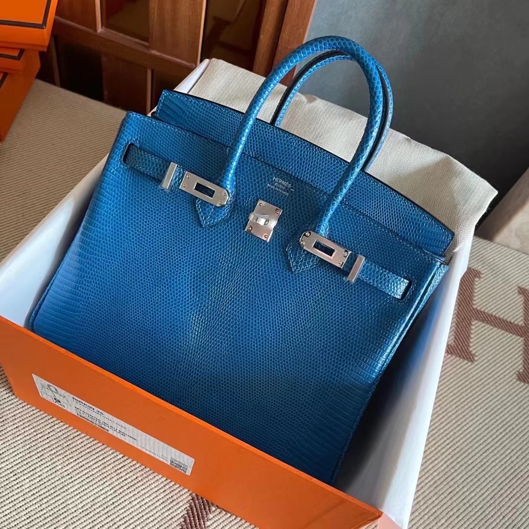 Vietnam Hanoi HM BK 25cm Lizard 7Q 希腊蓝 Blue Mykonos / Blue Brume