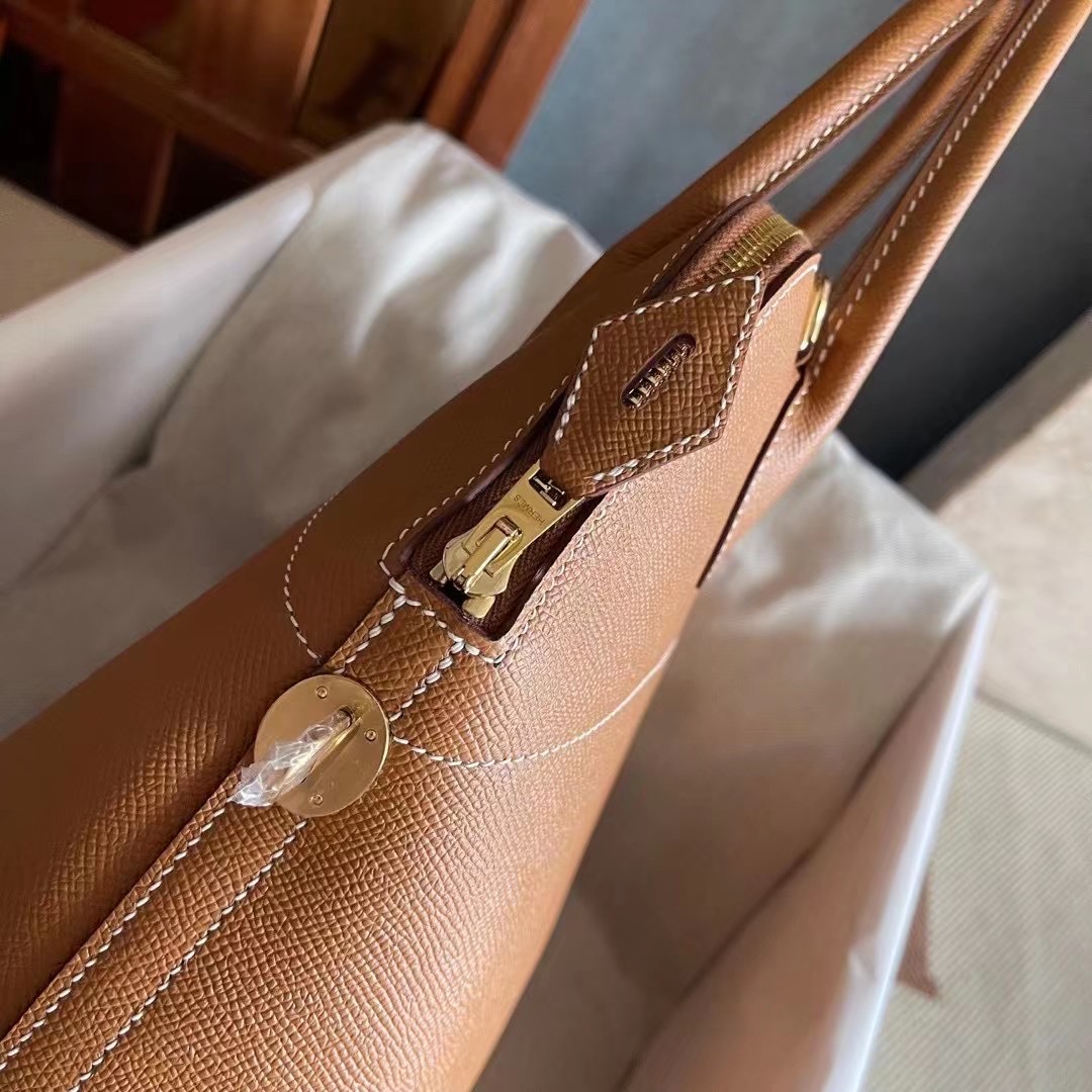 Kuwait Bahrain HM Bolide 31 Epsom Leather 37 Gold