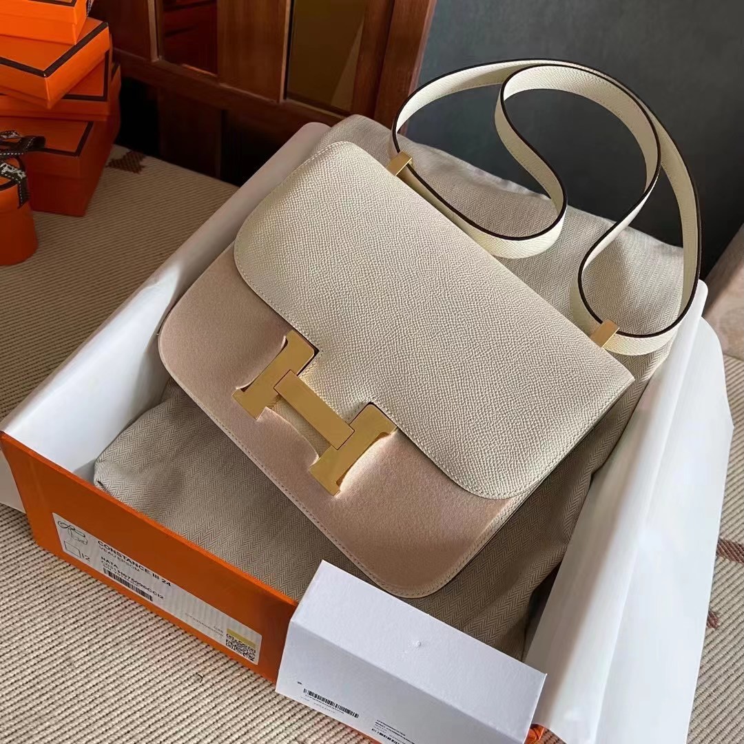 constance  24 epsom  I2奶油白  金