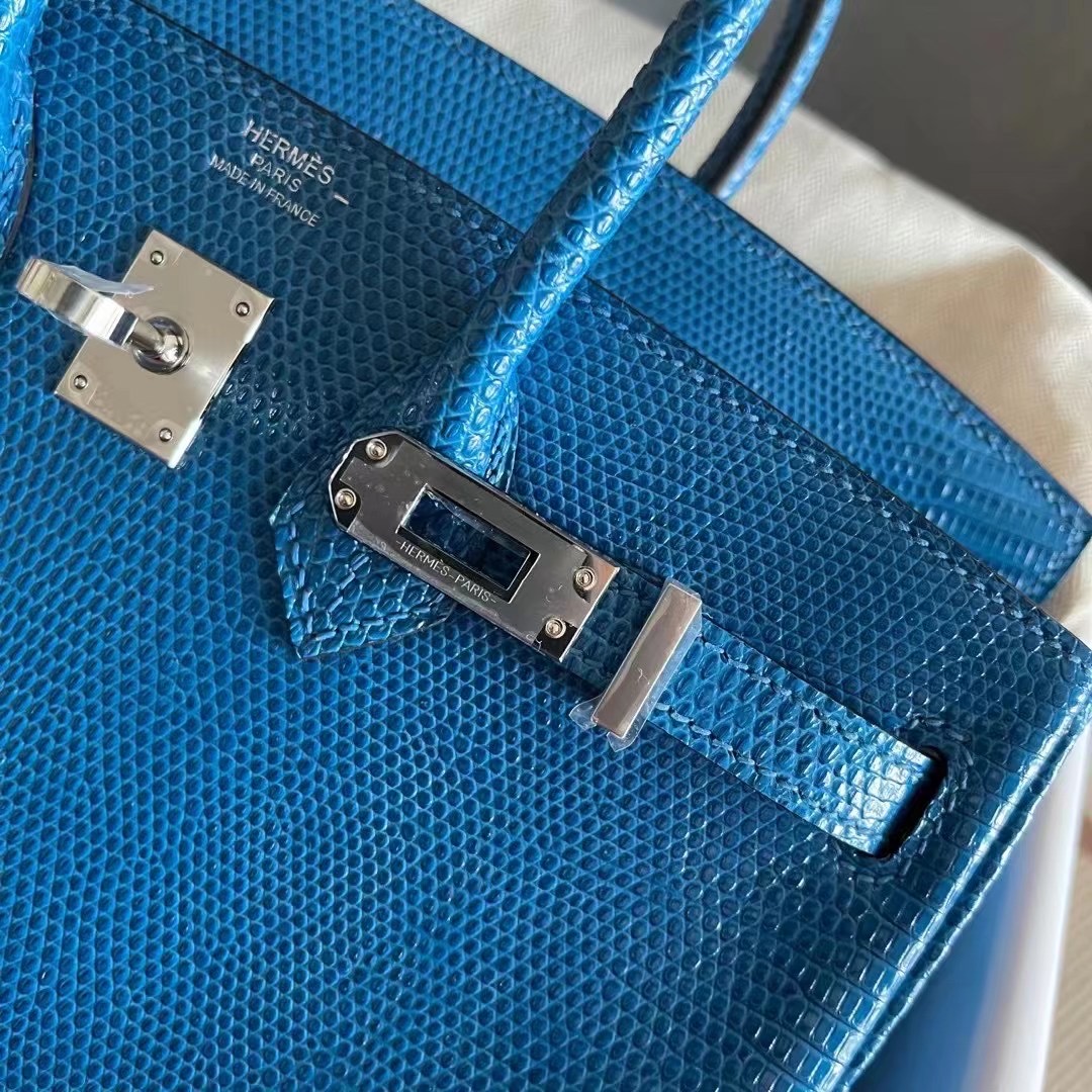 Vietnam Hanoi HM BK 25cm Lizard 7Q 希腊蓝 Blue Mykonos / Blue Brume