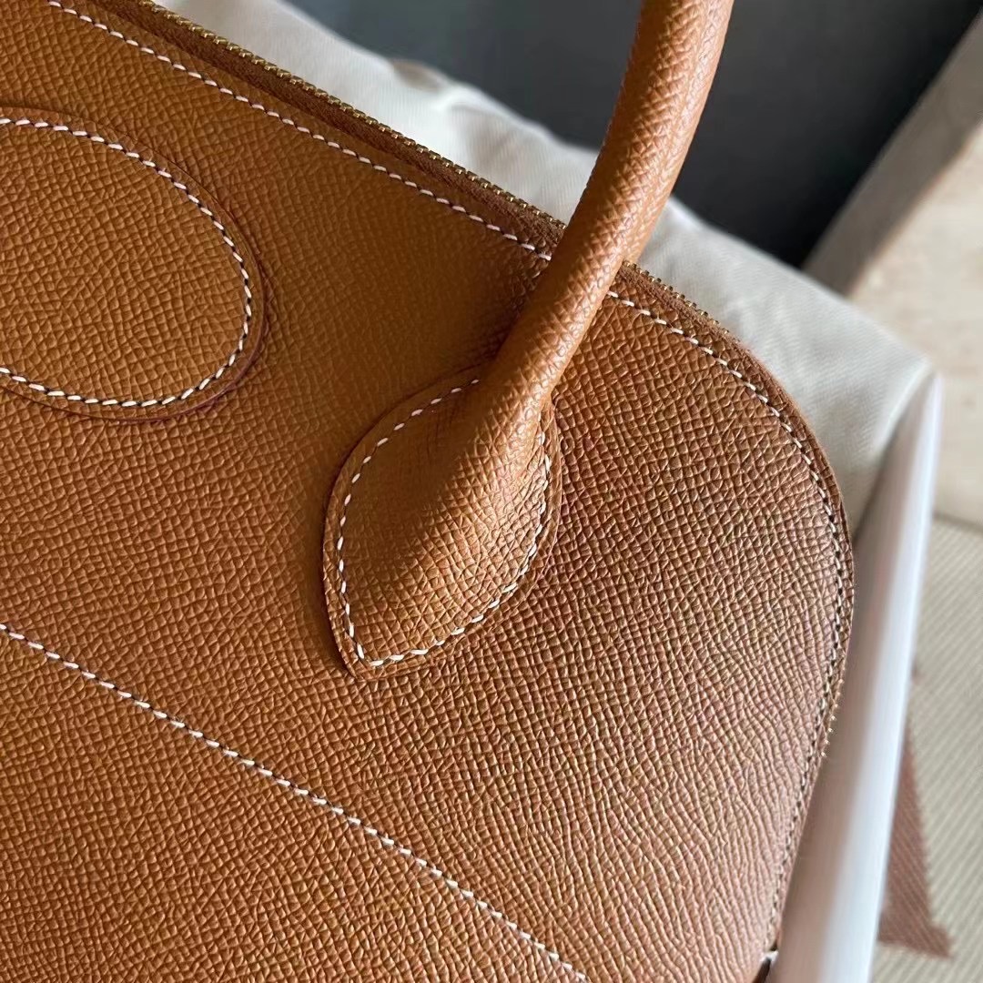 Kuwait Bahrain HM Bolide 31 Epsom Leather 37 Gold