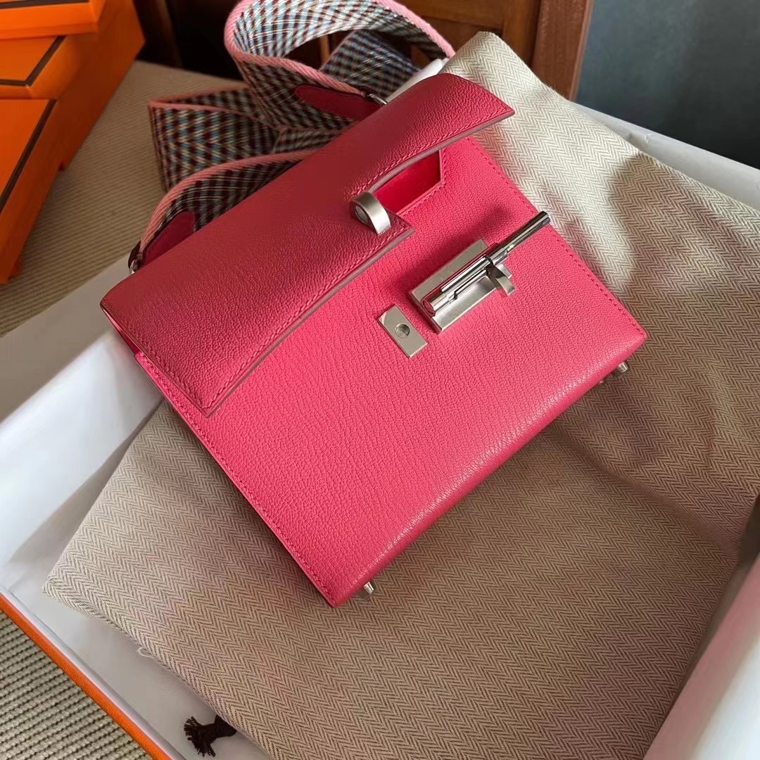 Hong Kong vr mini 山羊皮 U5 Rose Lipstick 唇膏粉 Chevre Mysore 山羊皮 银-HaiLaBags Hong Kong vr mini 山羊皮 U5 Rose Lipstick 唇膏粉 Chevre Mysore 山羊皮 银