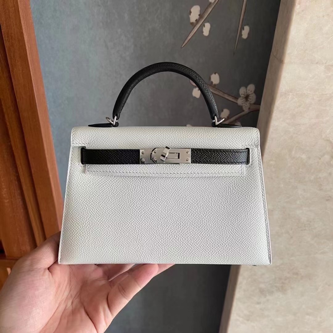 KL mini 二代 epsom 01纯白拼 blanc 89黑 noir 银