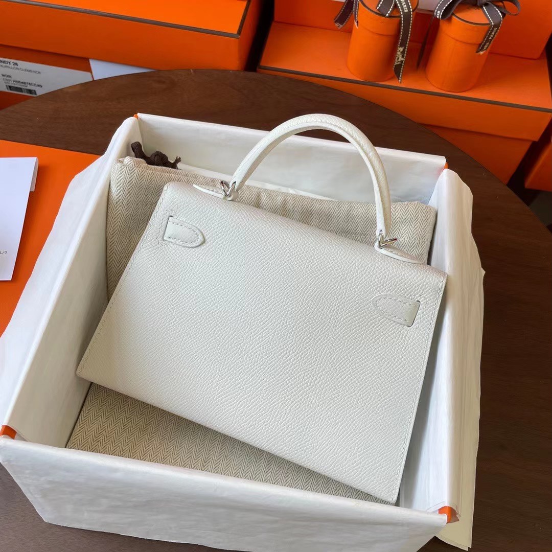 KL Mini 二代 Epsom皮 White 01白雪公主 银扣
