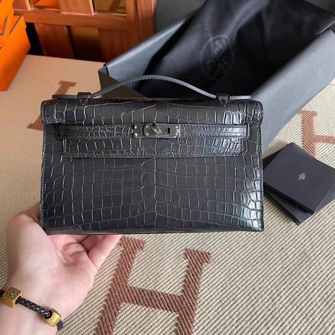 KL pochette 雾面  so black