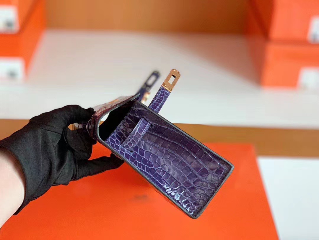 绝美葡萄紫 mini kl potteche sellier金扣短吻 方块🐊 最后一天活动啦～