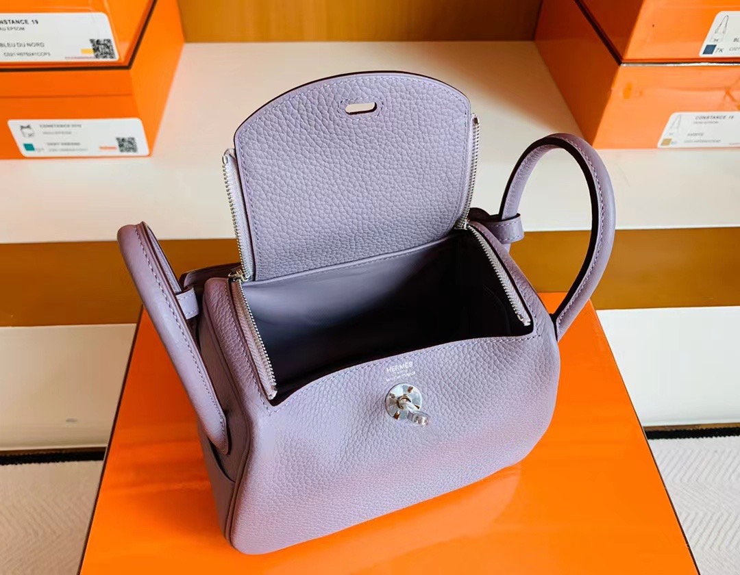 Hong Kong HM Handbag LD mini 4W Glycine 紫藤粉