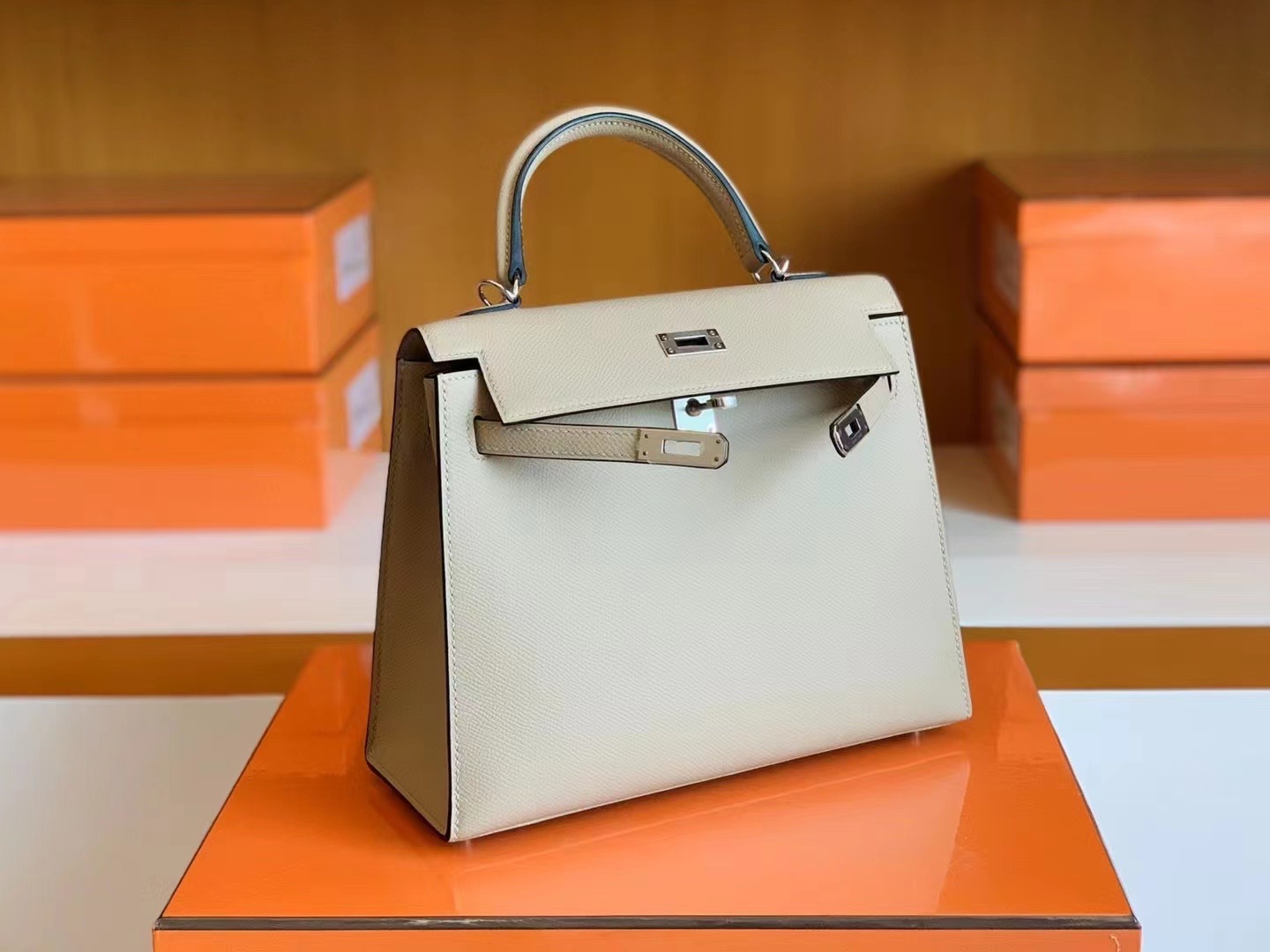 Qatar Doha HM KL 25cm Epsom S2 Trench 风衣灰