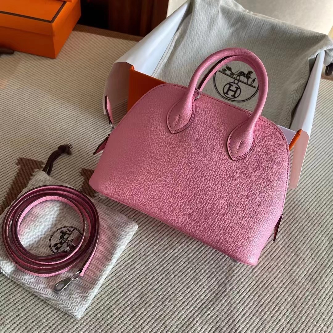 bolide mini 山羊皮 3Q粉 rose sakura银扣