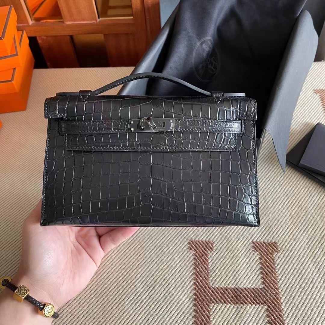 KL pochette 雾面  so black
