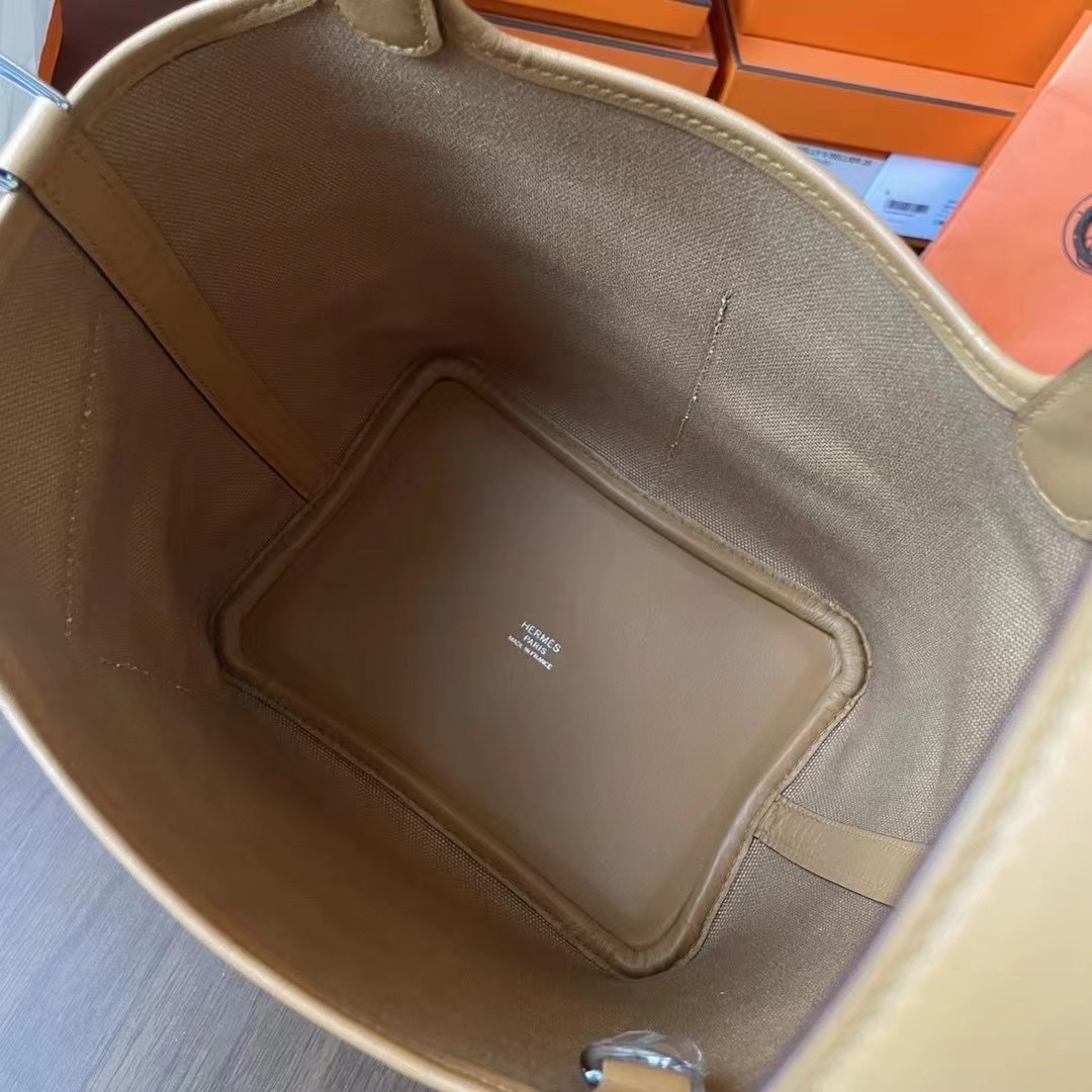 Picotin cargo 18 帆布拼Swift 2S芝麻色 银扣