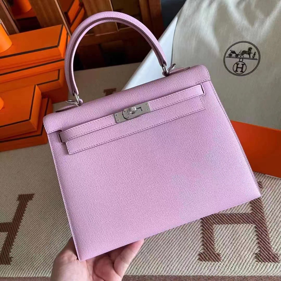 HM KL 25cm Epsom X9 MauvsSyleestre 锦葵紫！