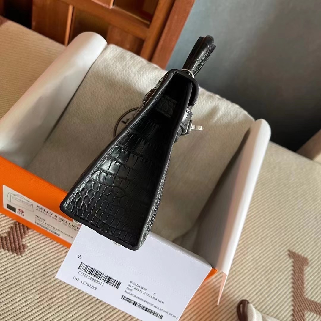 HM KL mini 2 Crocodile Alligator 89 Noir
