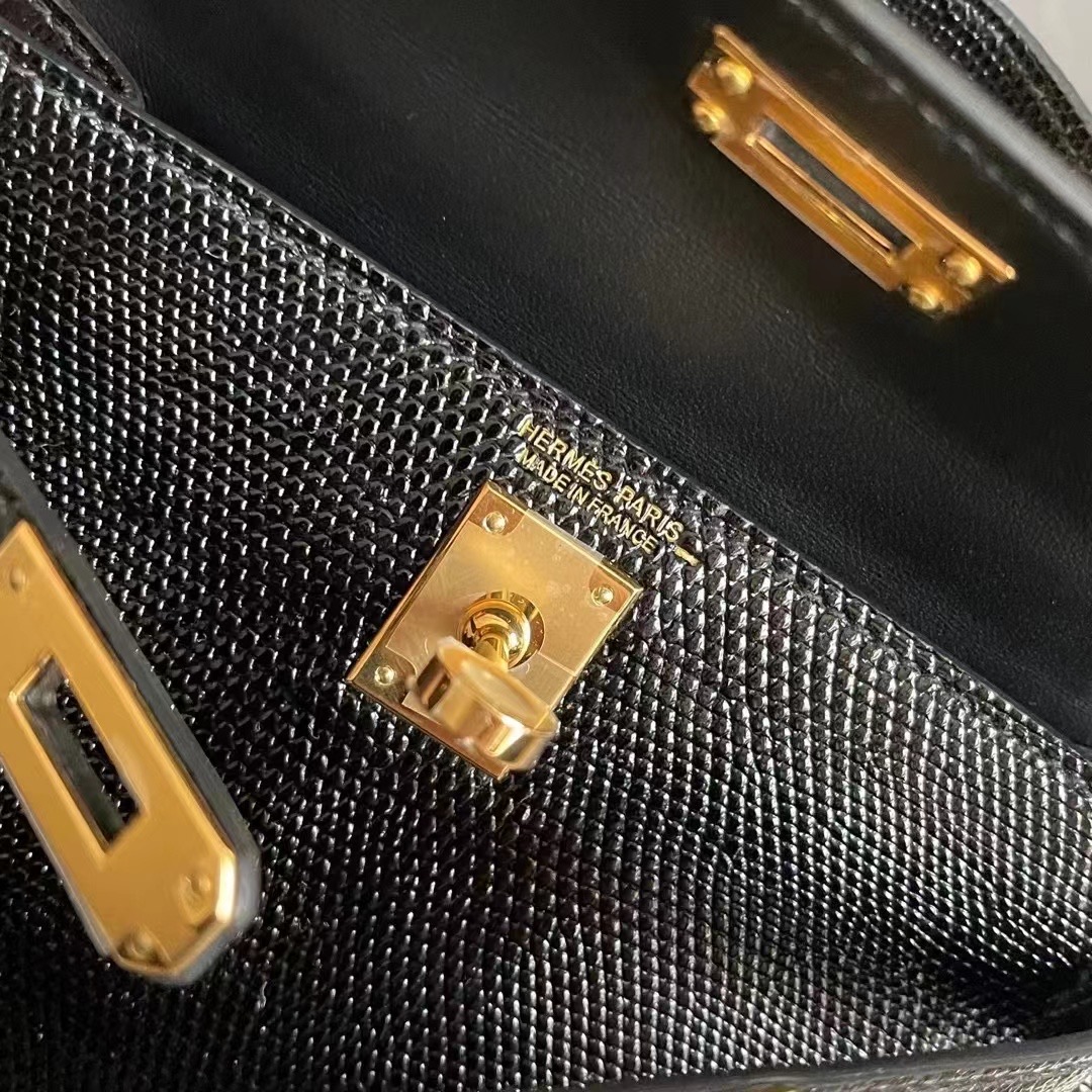 HM kl mini 1 lizard leather color 89 noir