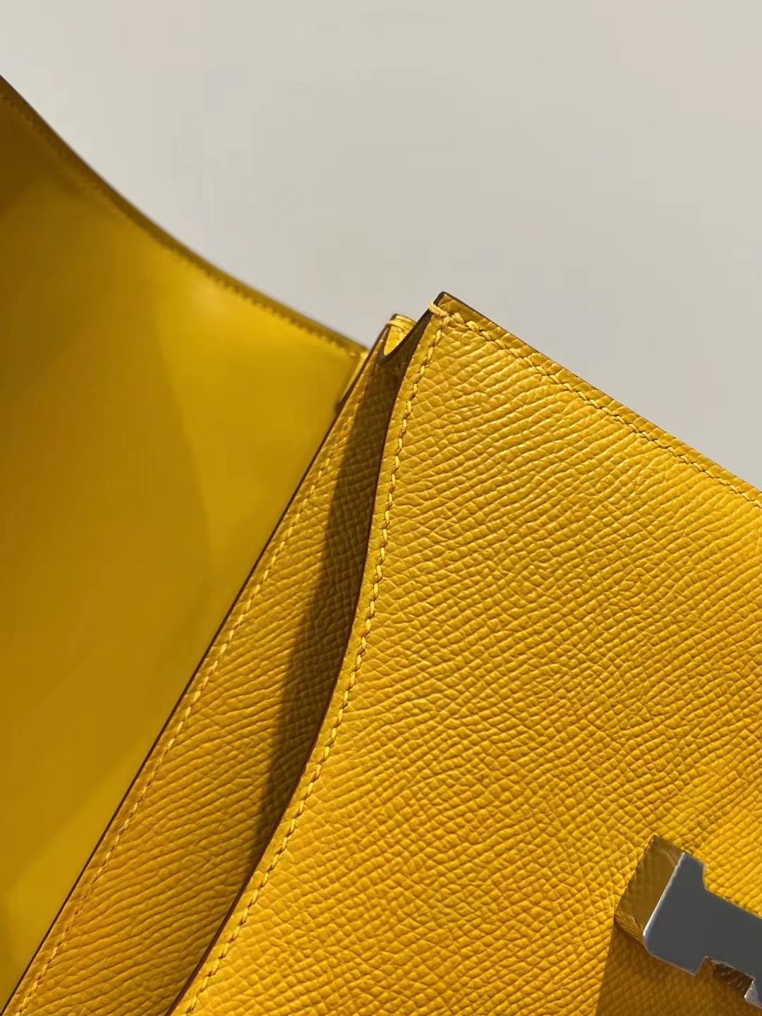Taiwan Hermès Constance 18 Epsom 9D Jaune Ambe