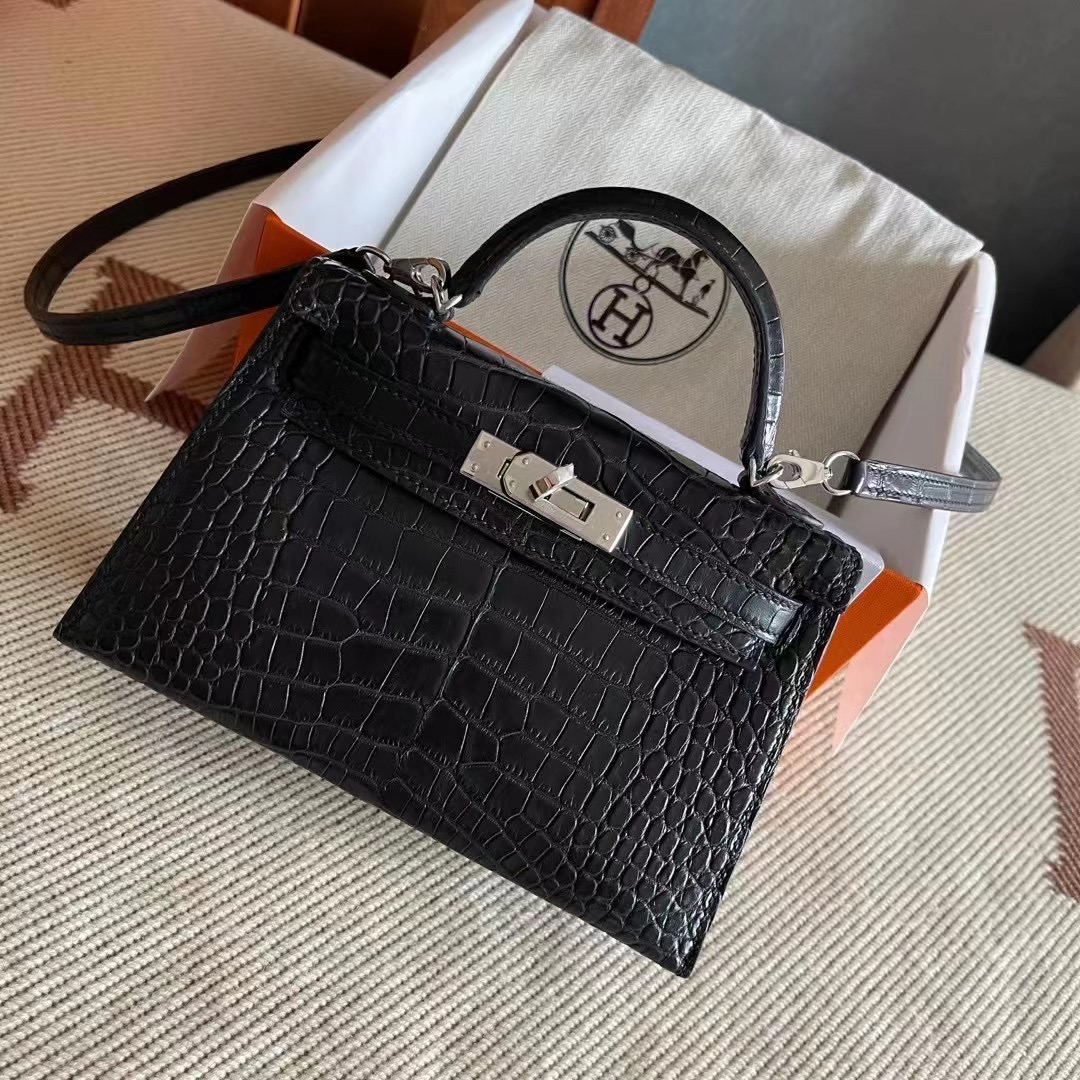 HM KL mini 2 Crocodile Alligator 89 Noir
