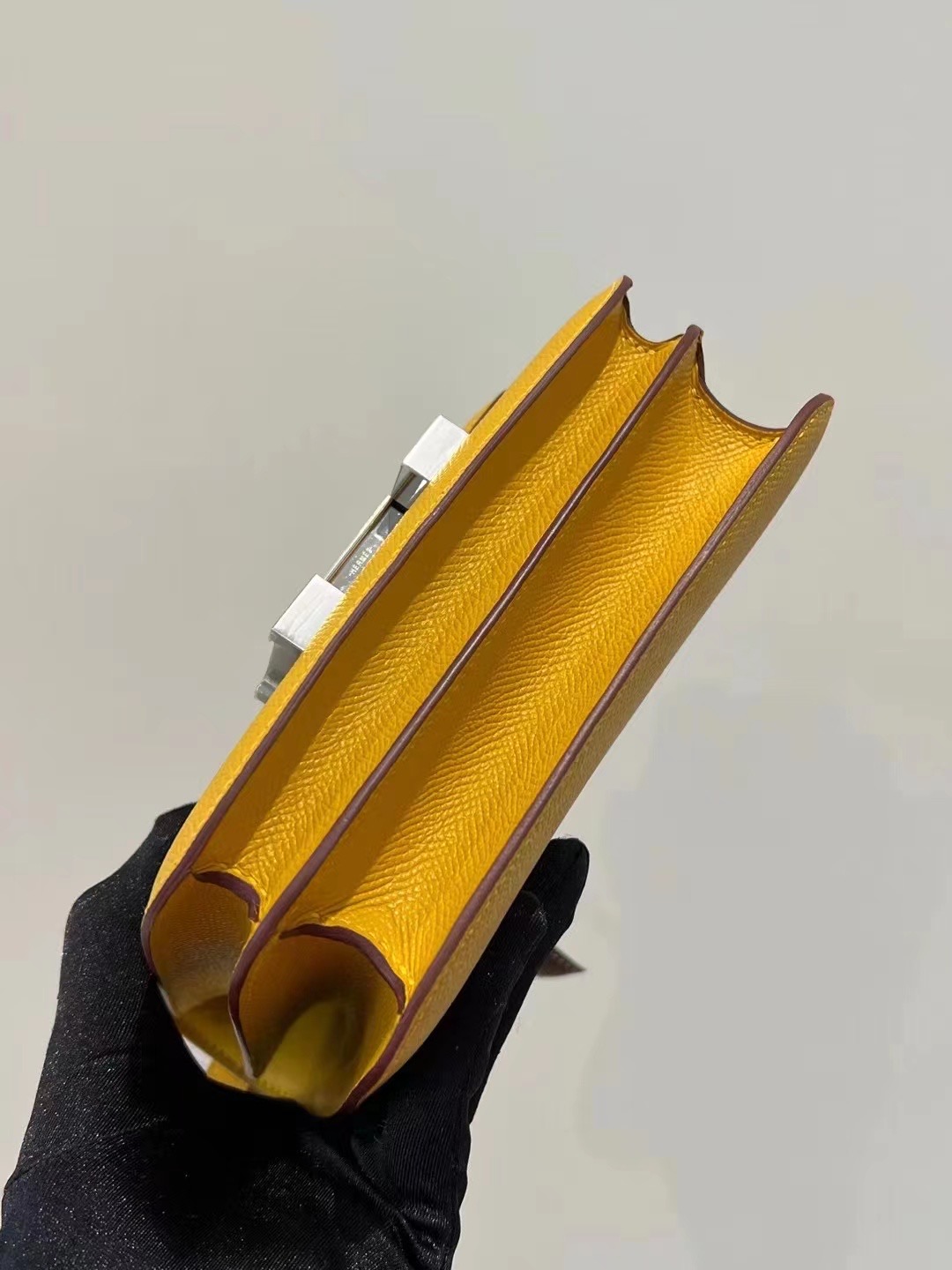 Taiwan Hermès Constance 18 Epsom 9D Jaune Ambe
