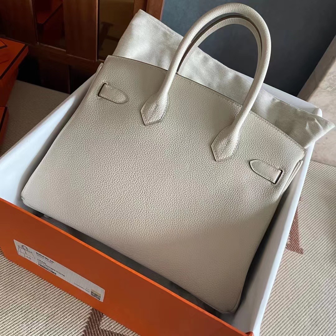 BK 30 togo 10 craie 奶昔白  rose gold hw 玫瑰金